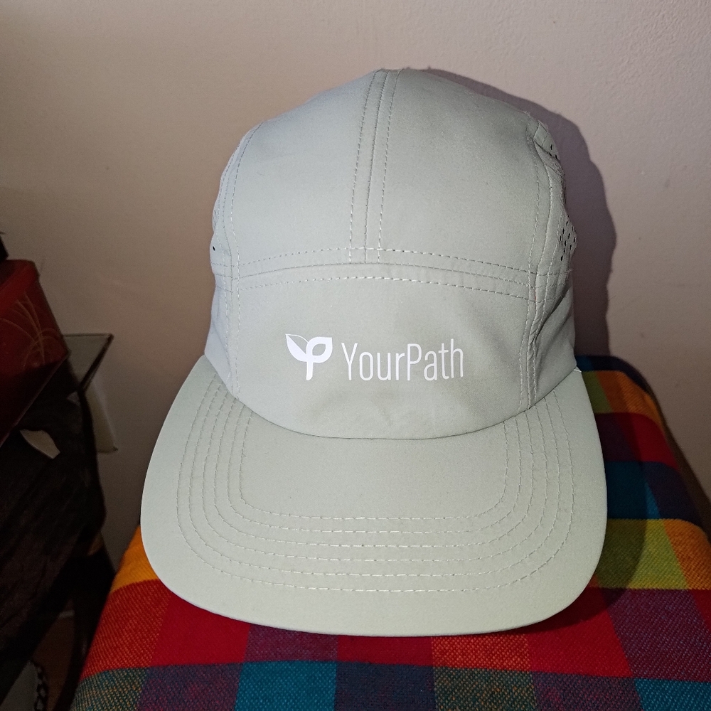 Yourpath Logo Vented Five Panel Strapback Cap - image 3